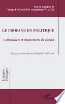 Le profane en politique