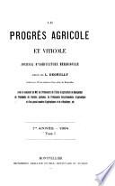 Le Progres agricole et viticole