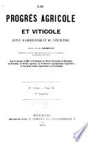 Le Progrès agricole et viticole