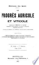 Le Progres agricole et viticole