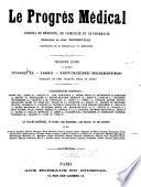 Le progres medical. second series