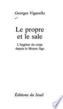 Le propre et le sale