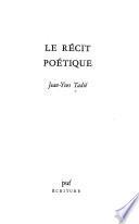 Le récit poétique