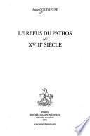 Le refus du pathos au XVIIIe siècle