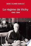 Le régime de Vichy