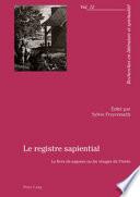 Le registre sapiential