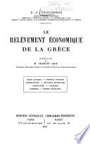 Le relèvement économique de la Grèce