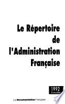 Le Répertoire de l'administration française