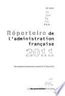 Le Répertoire de l'administration française