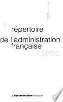 Le Répertoire de l'administration française