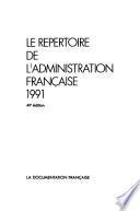Le Répertoire de l'administration française