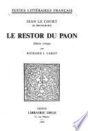 Le restor du paon