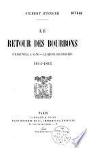 Le retour des Bourbons, D'Hartwell à Gand