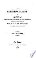 Le Robinson suisse, ou Journal d'un père de famille naufragé avec ses enfants