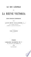 Le roi Léopold et la reine Victoria