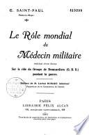 Le rôle mondial du médecin militaire
