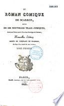Le roman comique de Scarron
