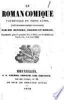 Le roman comique