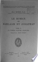 Le roman de Barlaam et Josaphat