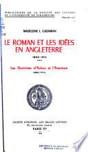Le roman et les idées en Angleterre
