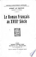 Le roman français au 18e siècle