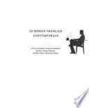 Le roman français contemporain