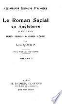 Le roman social en Angleterre (1830-1850) Dickens--Disraeli--Mrs. Gaskell--Kingsley
