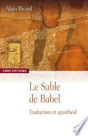 Le sable de Babel