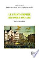 Le Saint-Empire. Histoire sociale