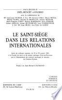 Le Saint-Siège dans les relations internationales