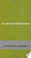 Le secret professionnel