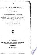 Le séducteur amoureux
