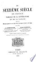 Le seizième siècle en France