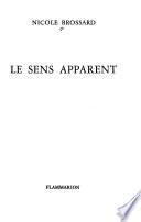 Le sens apparent