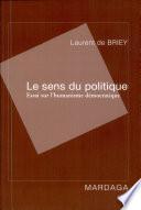 Le sens du politique