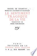 Le sentiment tragique de la vie