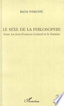 Le sexe de la philosophie