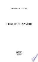 Le sexe du savoir