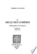 Le siècle des lumières: 1748-1752