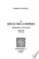 Le siècle des lumières: 1757-1760