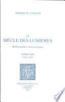 Le siècle des lumières: 1761-1763