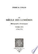 Le siècle des lumières: 1770-1772