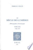 Le siècle des lumières: 1786-1787