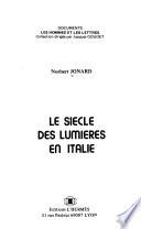 Le siècle des lumières en Italie