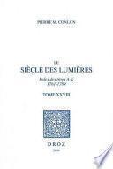 Le siècle des lumières