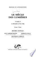 Le siècle des lumières