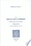 Le siècle des lumières