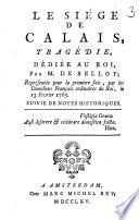 Le siège de Calais