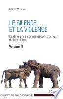 Le silence et la violence
