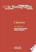 Le sociographe HS 12. L’épreuve
